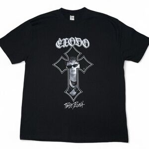 NWOT! Peso Pluma Exodo Tour 2024 Concert Tee Size XLarge Black w/ White Graphics